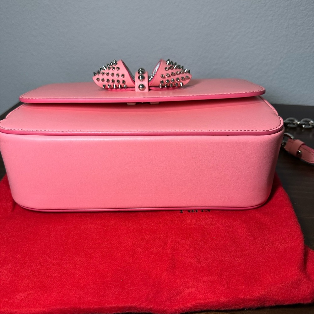 Christian Louboutin Pink Bow Purse - Picture 7 of 9